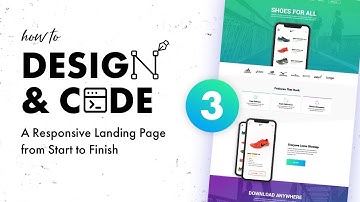 3 - Design & Code a Responsive Landing Page from Start to Finish | Wireframe & Mood Board