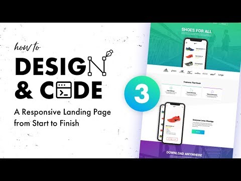 3 - Design x Code A Responsive Landing Page From Start To Finish | Wireframe x Mood Board