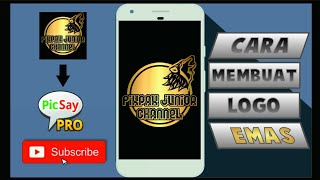 Cara Membuat Logo Emas Simple Di Android | Tutorial