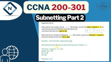 Free CCNA (NEW) | Subnetting Part 2 | Video 59 | CCNA 200-301 Complete Course