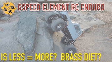 LCG Gspeed Element Enduro | Brass Weights: Is LESS = MORE?  Should Your Truck Go On Brass Diet?