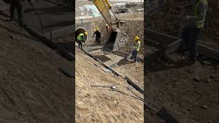 The Process Of Making Irrigation.