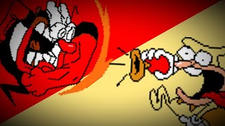 [FNF] ReHeat! (Peppino and Noise Sing Reroy)