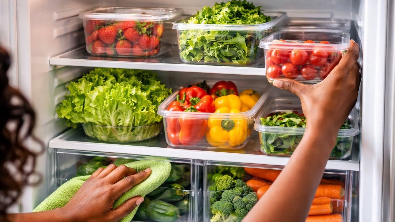 How I Deep Clean My Small Fridge To Keep Veggies Fresh for Long