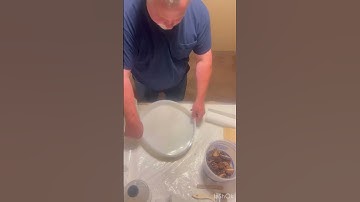 Epoxy resin charcuterie board idea. Pinecones. Wild creations from Spikehorn Woods. home decor