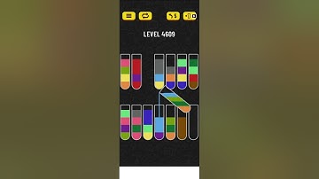 water sort puzzle level 4609
