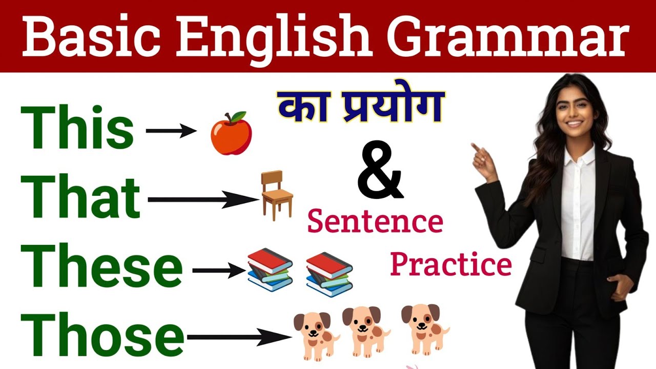 This That These Those का प्रयोग  || Uses of This That These Those 