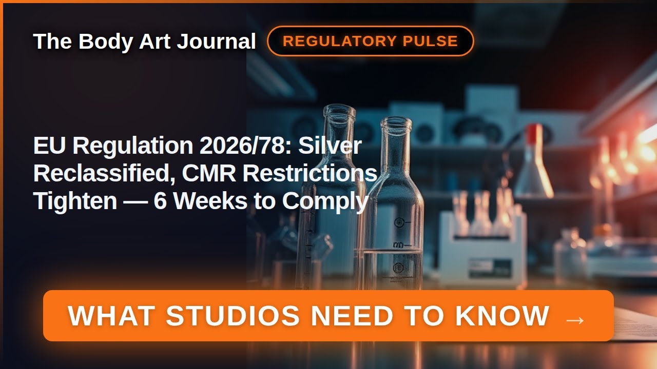 EU Regulation 2026/78: Silver Reclassified, CMR Restrictions Tighten, 6 Weeks to Comply