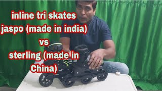 comparison sterling vs jaspo inline tri skates