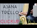 Trello vs Asana - Clickup for the win!  Project management at it's finest. Come plan with me