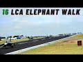 LCA TEJAS ELEPHANT WALK AND Jumbo Fly-past Video