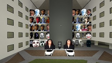 POV CRAZY ROSHALIA OBUNGA YOSHIE AND UNLIMITED NEXTBOTS #garrysmod100k   #garrymod