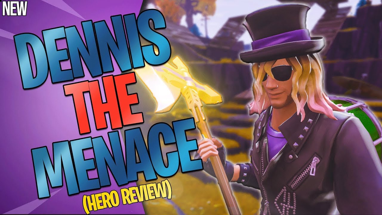 FORTNITE DENNIS JR. *MYTHIC* HERO REVIEW DENNIS THE MENACE 240K
