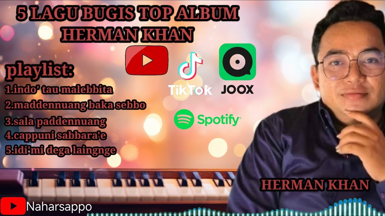 🔰5 lagu Bugis top album herman khan||indo' tau malebbita x maddennuang baka sebbo
