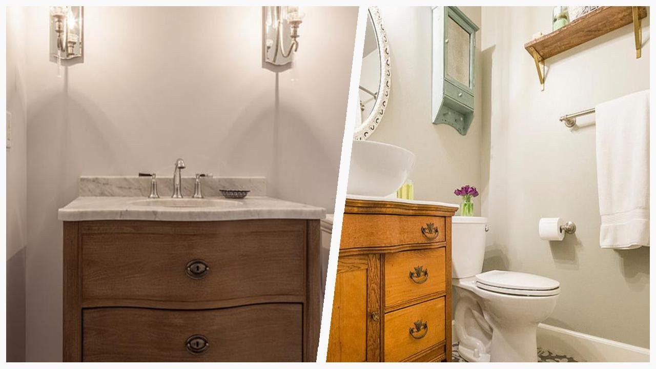 Transforming Small Powder Rooms with Beige & Gray | Designer CheatSheet