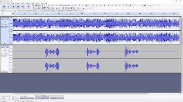 Audacity noise reduction and auto duck