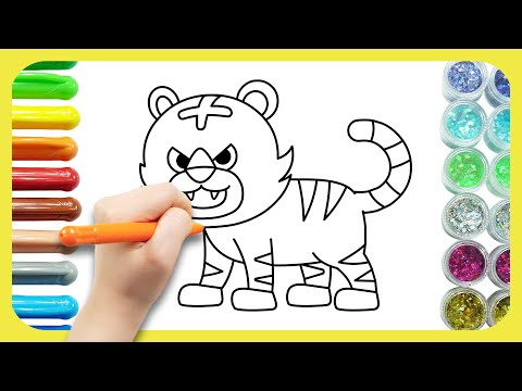 <strong>호랑이</strong> <strong>그리기</strong> | 크앙! 멋진 <strong>호랑이</strong> <strong>그리기</strong> | 색모래 놀이 | 티디키즈★지니키즈