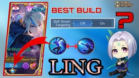 M-WORLD SKIN LING BEST BUILD 2022, LING BEST EMBLEM SET MOBILE LEGENDS