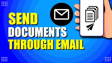 Hoe u documenten via e-mail kunt verzenden (eenvoudige manier)