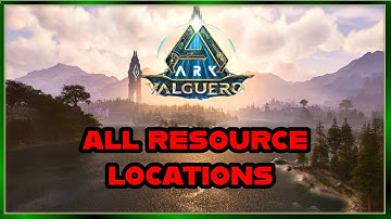 ALL Resource Locations on Valguero Ark Survival Ascended