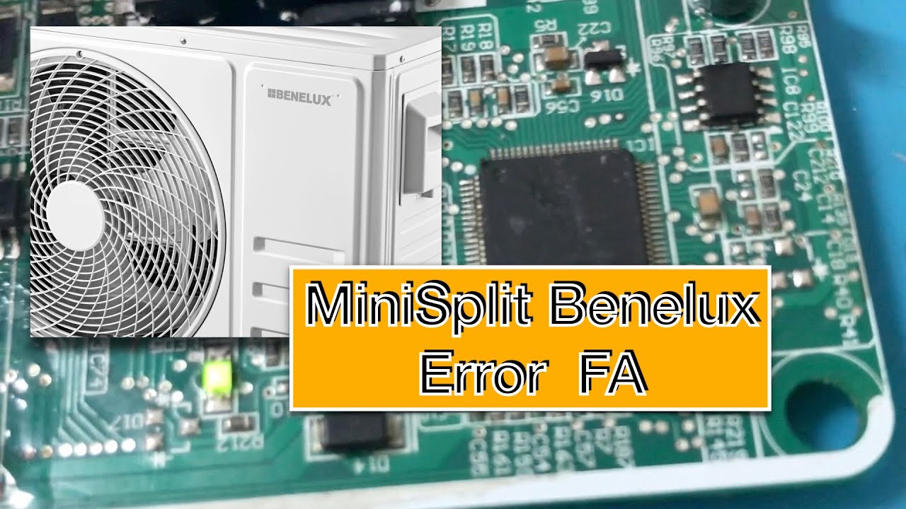 MiniSplit Benelux Error FA