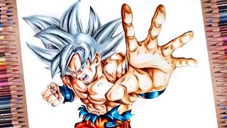Drawing - Goku Instinto Superior (Dragon Ball Super)