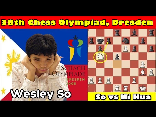 Wesley So's Favorite Chess Game// 38th Chess Olympiad, Dresden Germany 2008  R1. 