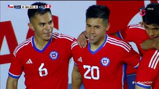 Chile 1-0 Perú | Gol Alexander Aravena | Amistoso Sub 23 [60fps] (31/08/2022)
