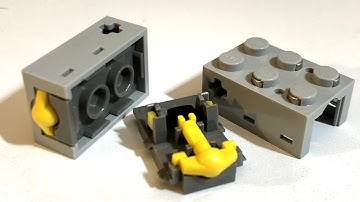 LEGO Technic 879 Touch Sensor Disassembly and Repair