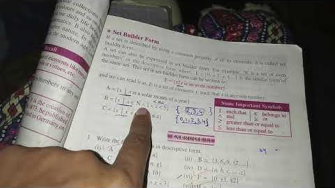 lecture no 2 class 7 UNIT NO 1 SET BUILDER FORM|PRIF GHULAM AYESHA