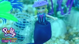 Ocean Cleanup ??Polly Pocket Toy Play | World Ocean Day | Polly Pocket