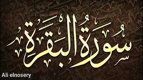 سورة البقرة الشيخ محمد صديق المنشاوي نصف ساعه