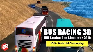 Bus Racing 3D - Hill Station Bus Simulator 2019 - iOS/Android Gameplay Video screenshot 3