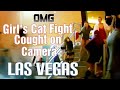 Girls cat fight on Las Vegas strip - YouTube