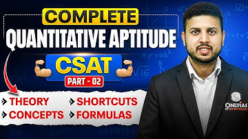 Complete CSAT Revision (Quantitative Aptitude)⚡| Part - 2| UPSC Prelims 2025 - 26 | PW OnlyIAS