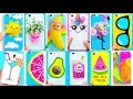 20 DIY PHONE CASES (Summer-inspired) | Easy & Cute Phone Projects