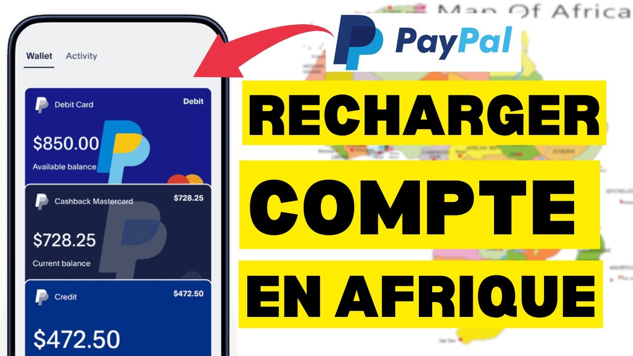 Comment Recharger Son Compte Paypal En Afrique ( En 2025 ) - YouTube