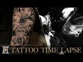 [LONG VERSION] Broken clock and rose Tattoo Time Lapse (2021)