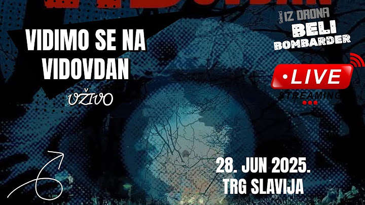 Uživo - Veliki protest VIDIMO SE NA VIDOVDAN na Trgu Slavija | BELI BOMBARDER LIVE