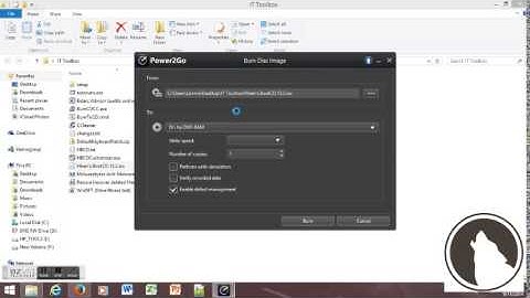 Mounting and burning ISOs only using Windows 8.1