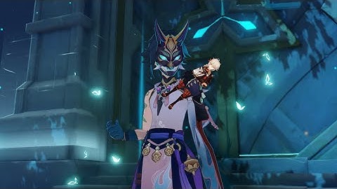 Xiao & Kazuha - Clear Pool and Mountain Cavern Speedrun