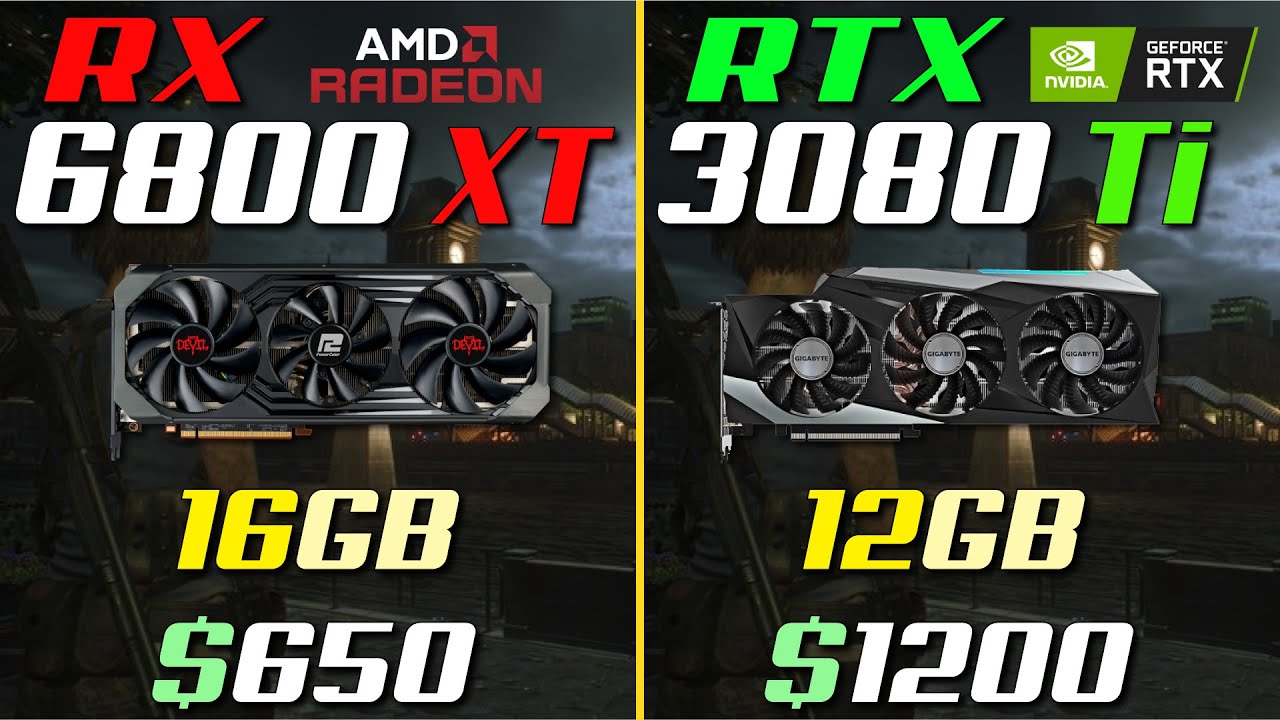 NVIDIA GeForce RTX 3080 vs AMD Radeon RX 6800 XT Performance Comparison