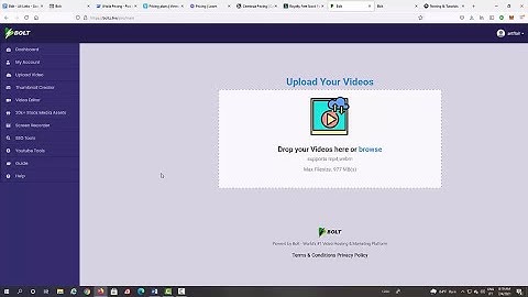 Bolt Review Demo - Online Video Hosting Platform For Business