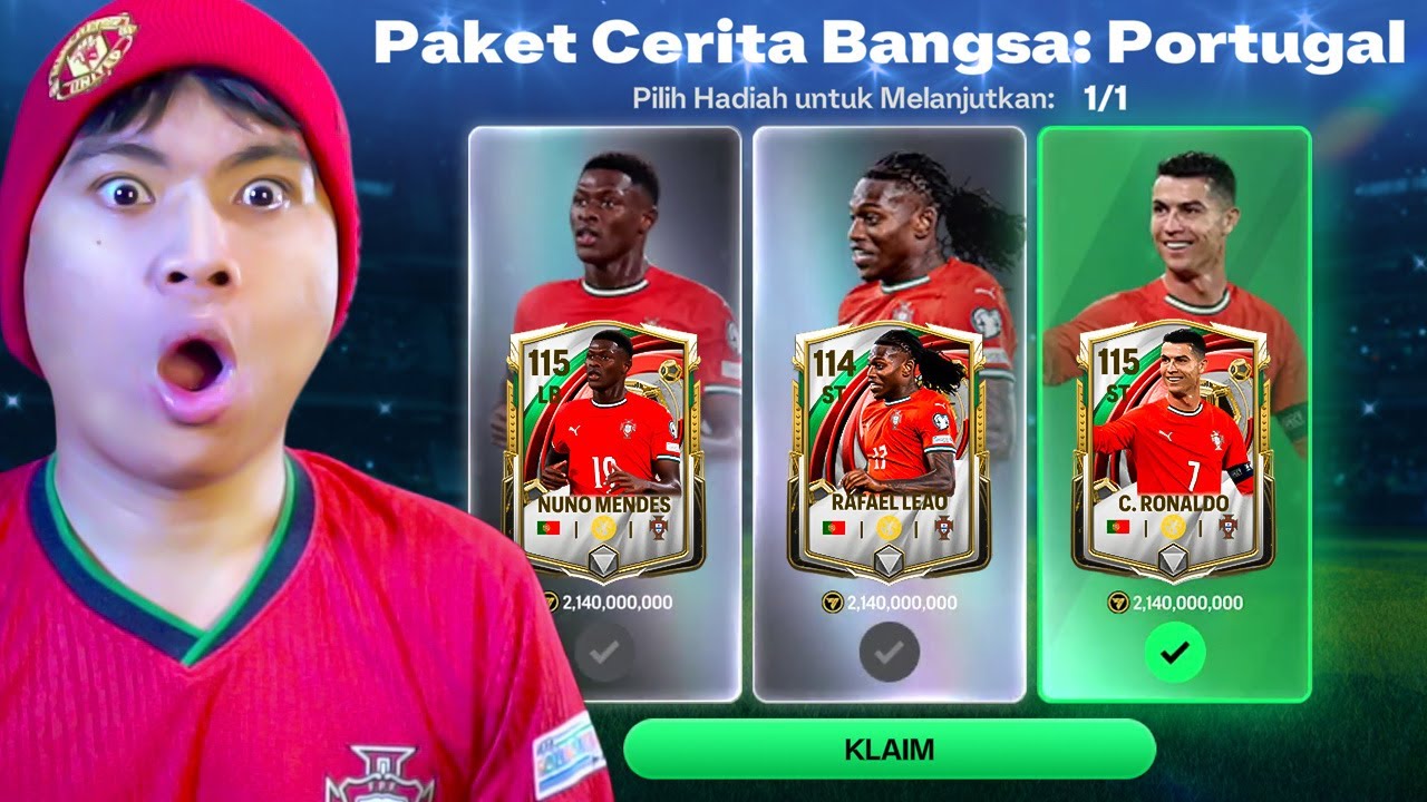 Aku dapat kartu Terbaru Cristiano Ronaldo di FC Mobile