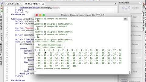 PSeInt: SubProcesos, Arreglos y Ciclos