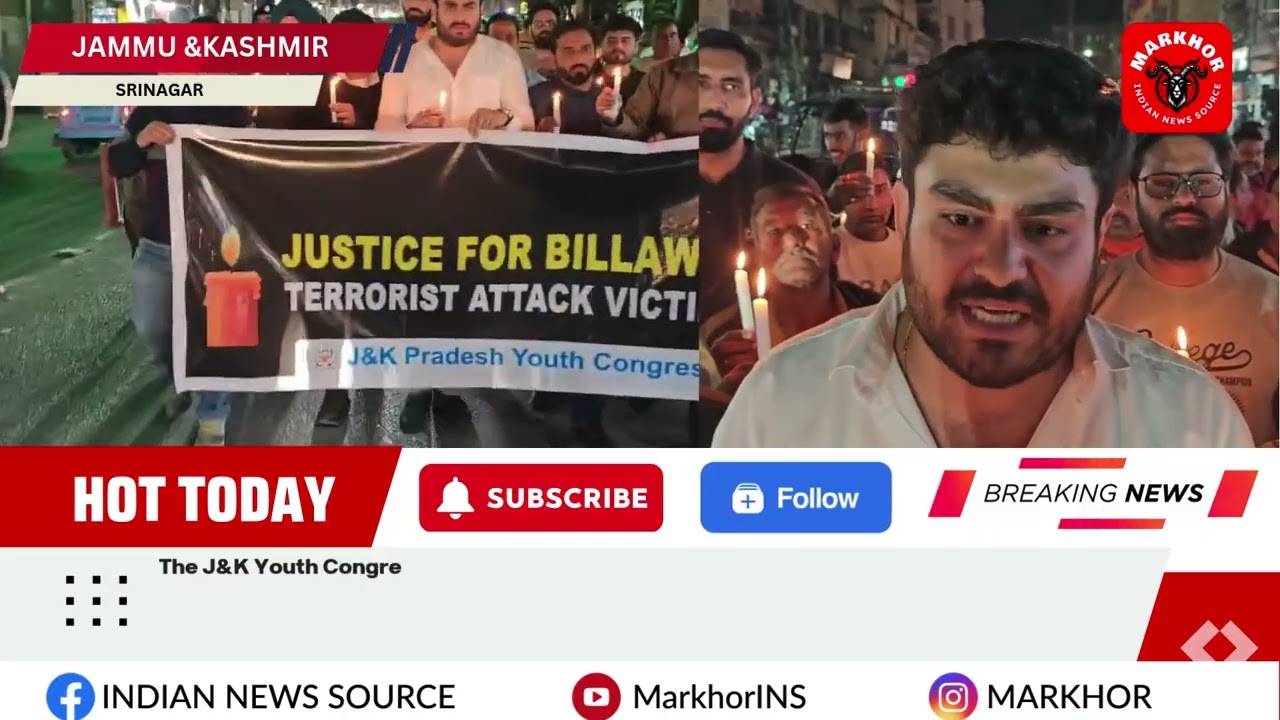 J&K Youth Congress Candle March in Jammu | Protest Against Kathua Killings