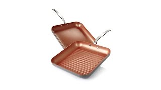 Simply Ming 11" Nonstick Grill and Griddle Pans