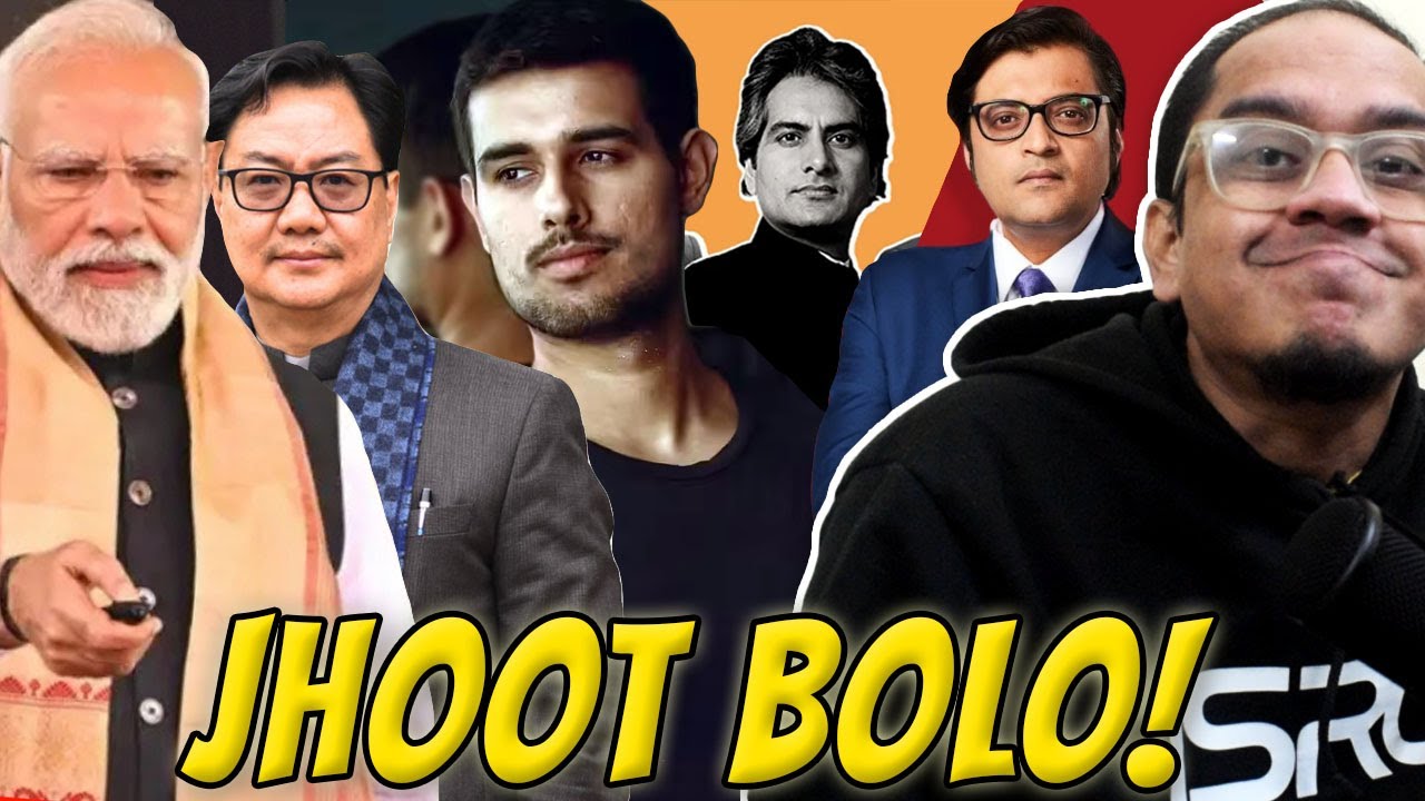 NARENDRA MODI & KIREN RIJIJU ARE LIAR | DHRUV RATHEE VS BJP, RSS & SANGHI MOVIE | ARNAB vs TIHADI!