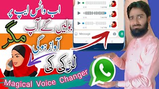 WhatsApp Voice Changer | WhatsApp par Larki Ki Awaz Me Bat Karen | Haider Kay Tutorials screenshot 3