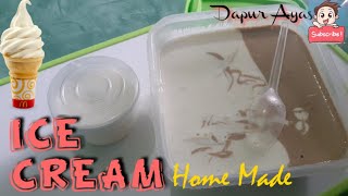 RESEP ES KRIM HOMEMADE SUPER LEMBUT || ICE CREAM HOME MADE